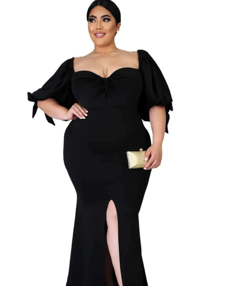 1x black dress online